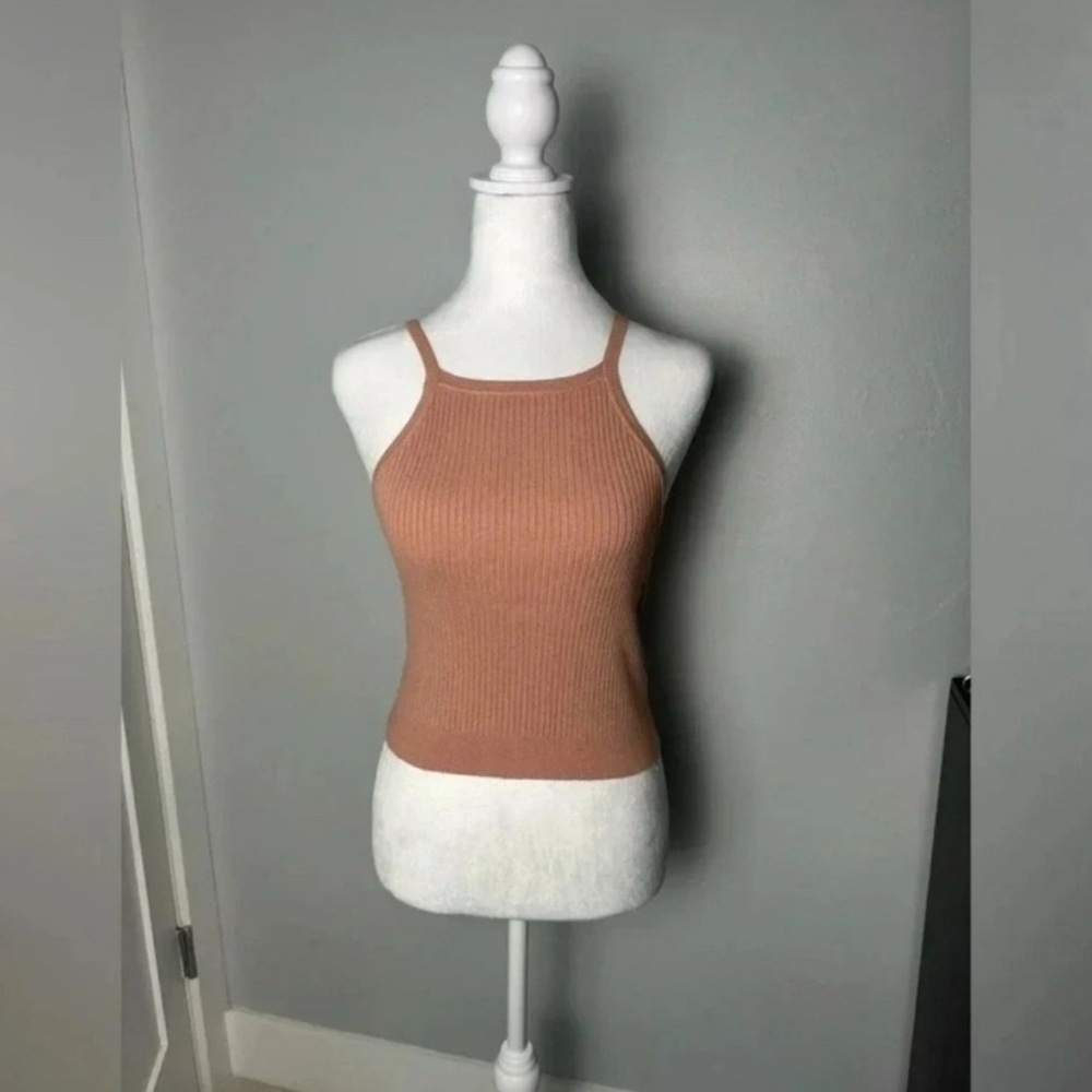 Brandy Melville Ribbed Tank Top/OS/Small - Picture 2 of 6